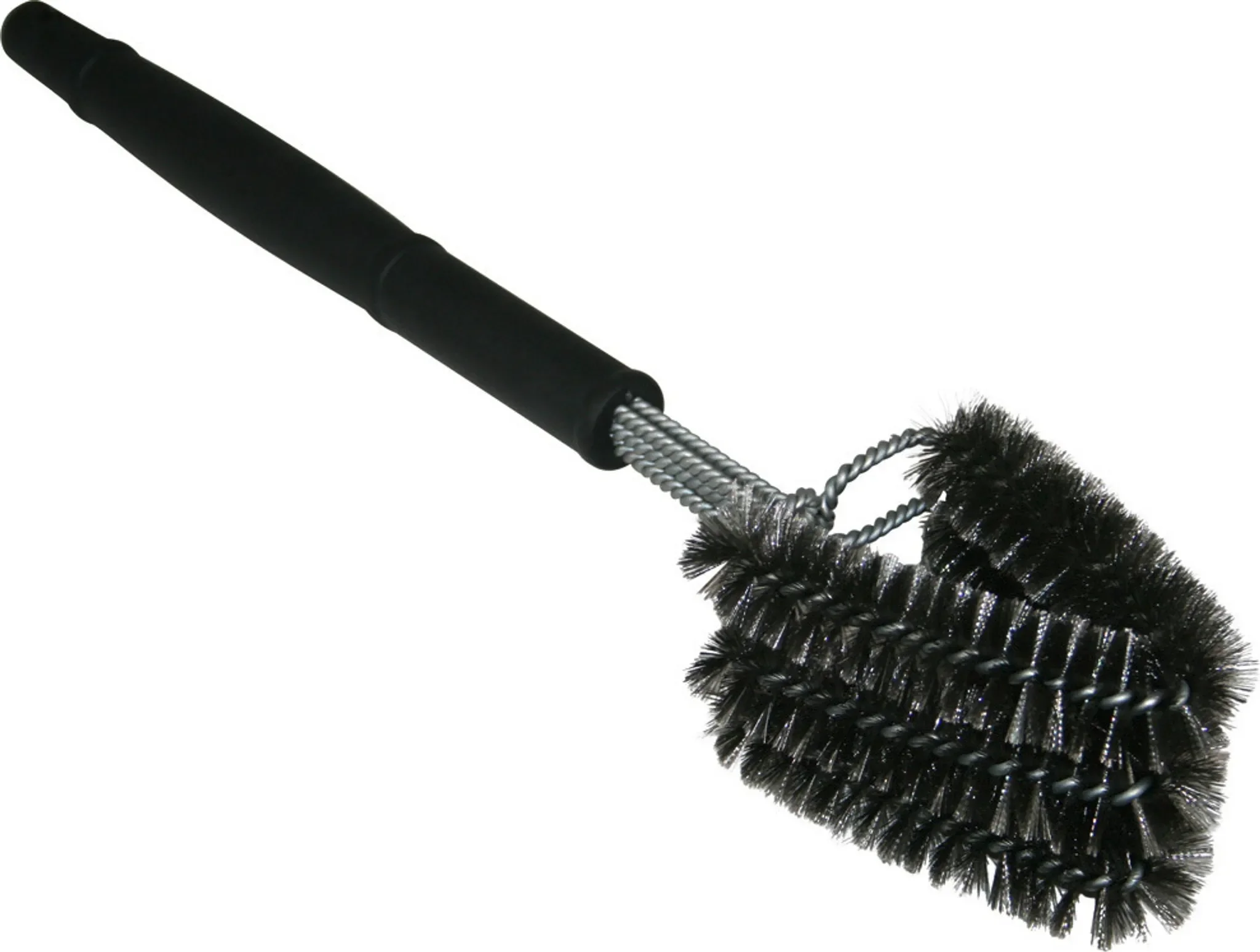 Grillreinigungsbürste Edelstahl – 3-fach Borsten, 46,5 cm