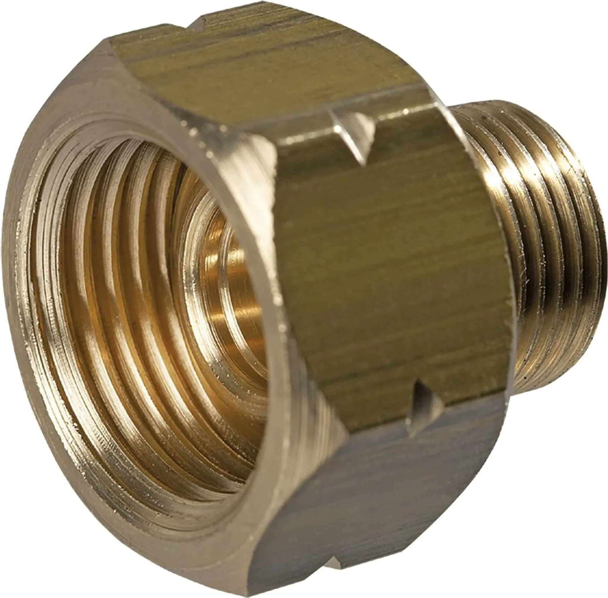 Adapter für Propangasflaschen – kurz, links 3/8" auf 21,8 links