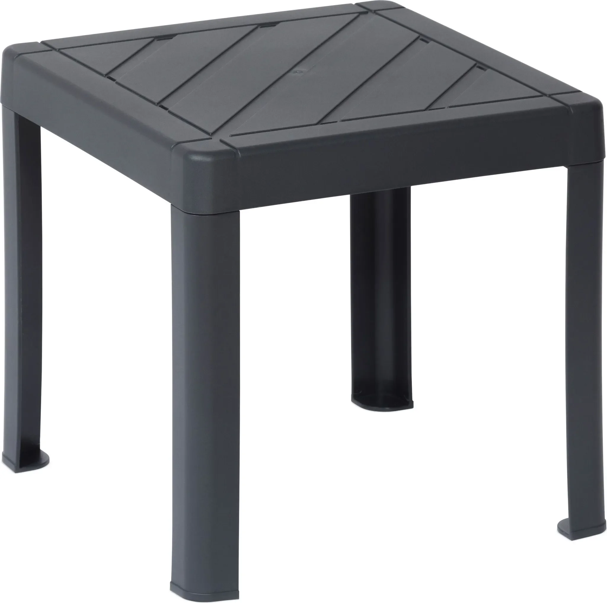 TOOMAX Gartentisch POP – Quadratischer Beistelltisch in Graphit