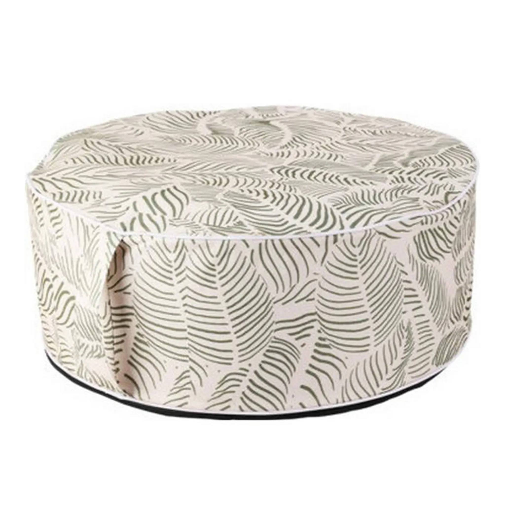 Aufblasbarer Touristen- & Garten-Pouf PROGARDEN im Blätter-Design